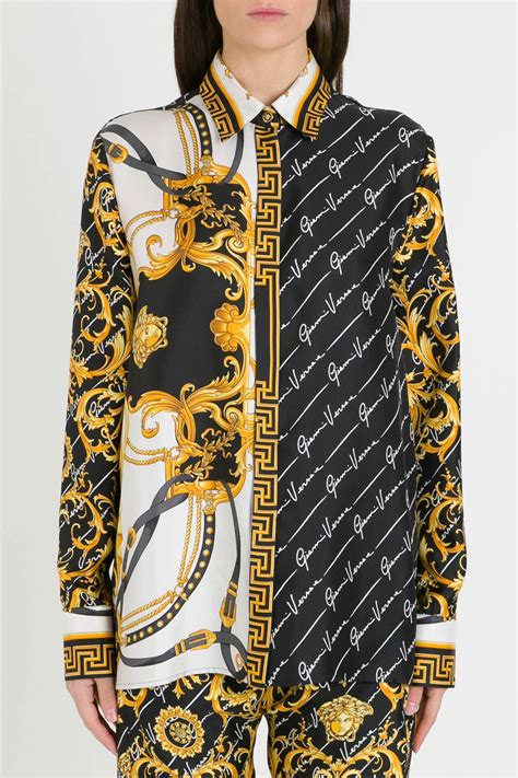 versace silk shirts fake|versace silk shirt women's.